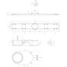 Душевой лоток BELBAGNO LUCE 70 см, BB-LD-LUCE-70-BIANCO