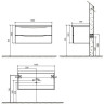 Тумба BELBAGNO ANCONA ANCONA-N-1000-2C-SO-RW